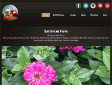 Tablet Screenshot of earthmanfarm.com